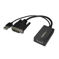 DVI to DisplayPort Adapter with USB Power image
