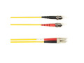 OS2 9/125 Singlemode Fiber Optic Patch Cable LSZH ST-LC YL 15M