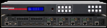 4K 4X4 HDMI Matrix Switch with simultaneous HDMI and HDBaseT outputs image