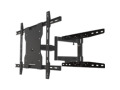 World's thinnest articulating arm for 13" to 65" screens with double stud wall plate for attaching to two studs on 16" and 20" centers.