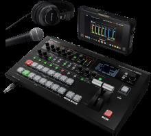 Plug-N-Play HD Video Production Switcher with Audio for Live Event and Streaming image
