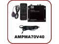 70V/40W Digital Mini Amplifier with EQ Control MIC Mixer Function and Remote Control