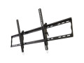 Universal tilting mount with post installation leveling for 46" to 65"+ flat panel screens