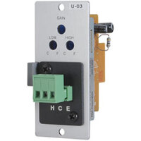 Unbalanced Line Input Module with High/Low Cut Filters, Dual RCA Connector image