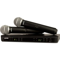 Shure Wireless Dual Vocal System with two Beta 58A image