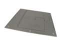 FL-500P Series Floor Box Solid Cover with Cable Exit, Black