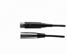 25ft Heavy-duty Microphone Cable with Black XLR Connector image