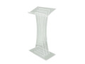 3-Pane Contemporary Acrylic Lectern - Frosted