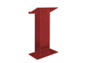 Acrylic "Wing" Style Lectern With Shelf - Unassembled - Tinted
