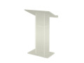 Large Acrylic "Wing" Style Lectern With Shelf - Frosted