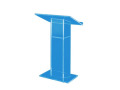Large Acrylic "Wing" Style Lectern With Shelf - Tinted