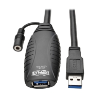 USB 3.0 SuperSpeed Active Extension Repeater Cable (USB-A M/F), 15 m (49 ft.) image