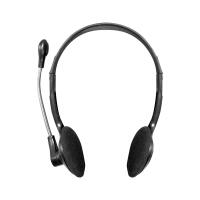 Multi-Pack of 100 Personal Headsets with Steel-Reinforced Mic, TRRS Plug and Foam Ear Cushions image