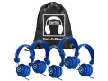Favoritz Headsets with In-line Microphone and TRRS Plug, Blue