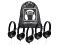 Primo Headphone with 3.5mm Plug, Black