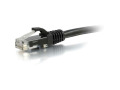 C2G 20ft Cat5e Ethernet Cable - Snagless Unshielded (UTP) - Black