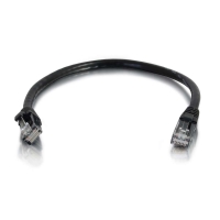 C2G 6ft Cat6 Ethernet Cable - Snaglass Unshielded (UTP) - Black image
