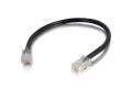 1ft Cat6 Non-Booted Unshielded (UTP) Network Patch Cable - Black
