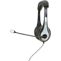 AVID Products AE-36 Headset with 3.5mm Connection and Adjustable Boom Microphone - white image