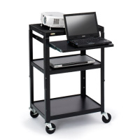 AV Notebook Cart with No Electrical, 4-inch Casters image