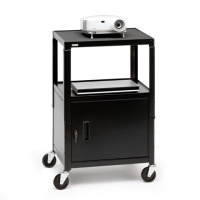 Adjustable Cabinet AV/Projector Cart with No Electrical image
