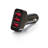 Smart 3-Port USB Car Charger, 4.8A Output image