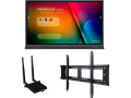 ViewBoard IFP6552-E1 Bundle includes a 65 4K  Interactive Display, wireless adapter, wall mount