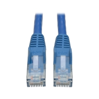 Premium Cat6 Gigabit Snagless Molded UTP Patch Cable, 24 AWG, 550 MHz/1 Gbps (RJ45 M/M), Blue, 8 ft. image