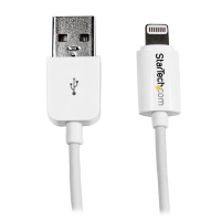 1m 8-pin Lightning to USB Cable for iPhone/iPod/iPad, White image