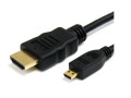 6ft High Speed HDMI Cable with Ethernet - HDMI to HDMI Micro - M/M
