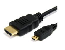 6ft High Speed HDMI Cable with Ethernet - HDMI to HDMI Micro - M/M image
