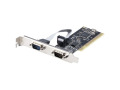 StarTech.com 2-Port PCI RS232 Serial Adapter Card, Dual Serial DB9 Ports, Expansion/Controller Card, Windows/Linux, Standard/Low Profile