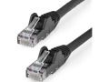 StarTech.com 4.6m(15ft) CAT6 Ethernet Cable, LSZH (Low Smoke Zero Halogen) 10 GbE Snagless 100W PoE UTP RJ45 Black Network Patch Cord ETL