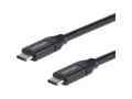 StarTech.com 0.5m USB C to USB C Cable w/ 5A PD - M/M - USB 2.0 - USB-IF Certified - USB Type C Cable - USB C Charging Cable - USB C PD Cable