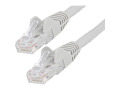StarTech.com 1ft (30cm) CAT6 Ethernet Cable, LSZH (Low Smoke Zero Halogen) 10 GbE Snagless 100W PoE UTP RJ45 Gray Network Patch Cord, ETL