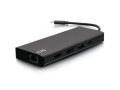 C2G 4K USB C Dual Monitor Dock - HDMI, Ethernet, USB, 3.5mm & 60W Power