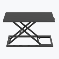 Pneumatic Standing Desk Converter - Black image