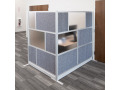 Modular Room Divider Wall System - 70" x 70" Add-On Wall