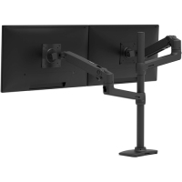 Ergotron Desk Mount for Monitor, Display, TV - Matte Black image