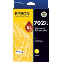 Epson DURABrite Ultra T702XL Original High Yield Inkjet Ink Cartridge - Yellow - 1 Each image