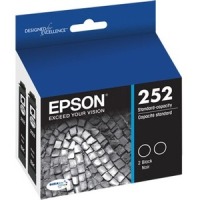 Epson DURABrite Ultra T252 Original Ink Cartridge - Dual Pack - Black image