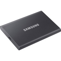 Samsung T7 MU-PC2T0T/AM 2 TB Portable Solid State Drive - External - PCI Express NVMe - Titan Gray image