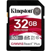 Kingston Canvas React Plus 32 GB Class 10/UHS-II (U3) V90 SDHC image