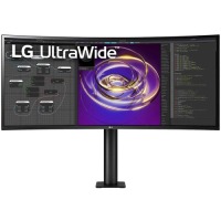 LG Ultrawide 34BP88CN-B 34" UW-QHD Curved Screen Edge LED LCD Monitor - 21:9 - Black image