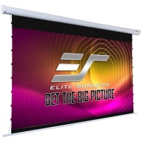 Elite Screens VMAX Tab-Tension 3 VMAXT110XWH3 110" Electric Projection Screen image