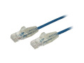 StarTech.com 6 in CAT6 Cable - Slim CAT6 Patch Cord - Blue Snagless RJ45 Connectors - Gigabit Ethernet Cable - 28 AWG - LSZH (N6PAT6INBLS)