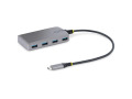 StarTech.com 4-Port USB-C Hub, 5Gbps, Bus Powered, 4x USB-A Ports, Optional Auxiliary Power, Portable USB Type-C Hub, 1ft/30cm Cable