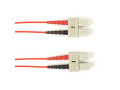 OM1 62.5/125 Multimode Fiber Patch Cable OFNP Plenum SC-SC RD 15M
