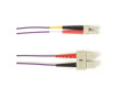OM3 50/125 Multimode Fiber Patch Cable OFNP Plenum SC-LC PR 5M