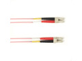 OM4 50/125 Multimode Fiber Patch Cable OFNP Plenum LC-LC PK 1M